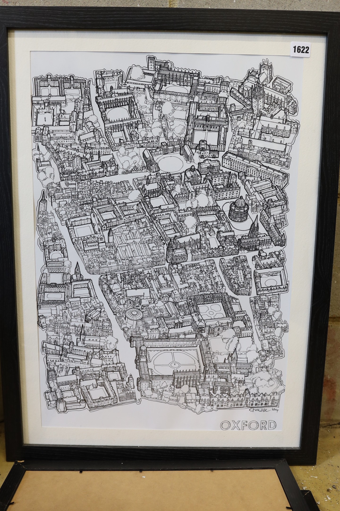 Rebecca Morse (Modern British) three pen and ink book illustrations, 43 x 64cm